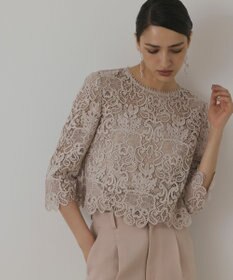 GRACE CONTINENTAL レ－スブラウス