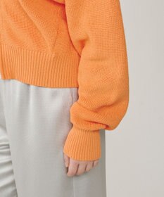 GRACE CONTINENTAL ハイゲージ畦ニットカーディガン