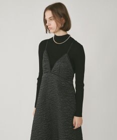 GRACE CONTINENTAL エンボスキャミワンピース