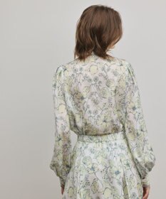 GRACE CONTINENTAL フルーツフラワープリントトップ