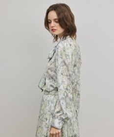 GRACE CONTINENTAL フルーツフラワープリントトップ