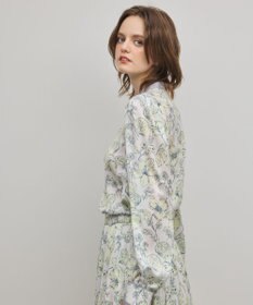 GRACE CONTINENTAL フルーツフラワープリントトップ