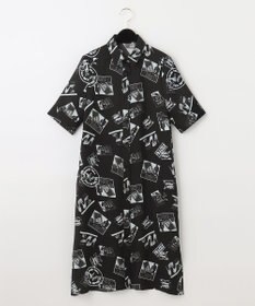GRACE CONTINENTAL フォトプリントシャツドレス