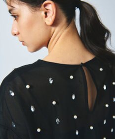 GRACE CONTINENTAL グレースコンチネンタル トップス ビジュー ビジューニットトップ / GRACE CONTINENTAL | GRACE CONTINENTAL