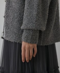 GRACE CONTINENTAL グリッターニットカーディガン