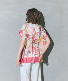 GRACE CONTINENTAL スカーフポンチョトップ