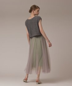 GRACE CONTINENTAL チュールリバーシブルスカート