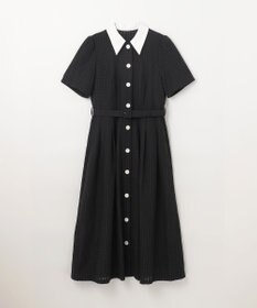 GRACE CONTINENTAL シアーチェックシャツワンピース