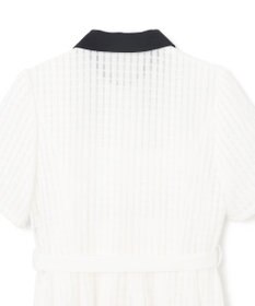 GRACE CONTINENTAL シアーチェックシャツワンピース