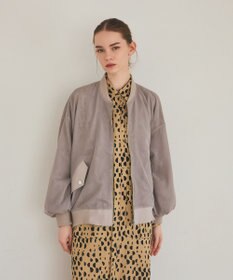 GRACE CONTINENTAL メッシュレイヤードブルゾン