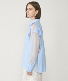 GRACE CONTINENTAL シアーコンビオーバーシャツ