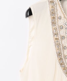 GRACE CONTINENTAL ビジューロングワンピース