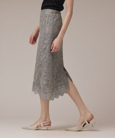 GRACE CONTINENTAL フロッキーレーススカート
