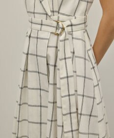 GRACE CONTINENTAL カシュクールタックフレアワンピース