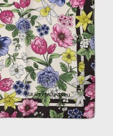 GRACE CONTINENTAL フラワーシルクスカーフ