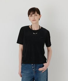 GRACE CONTINENTAL シアーベロアカットトップ