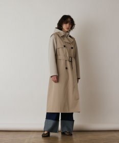 GRACE CONTINENTAL パーカーコンビトレンチ