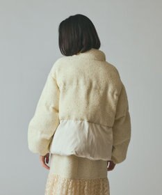 GRACE CONTINENTAL ツイードコンビパフィーブルゾン