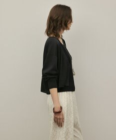 GRACE CONTINENTAL スリーブスリットニットカーディガン