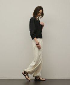 GRACE CONTINENTAL スリーブスリットニットカーディガン