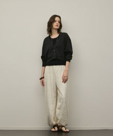 GRACE CONTINENTAL スリーブスリットニットカーディガン