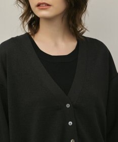 GRACE CONTINENTAL スリーブスリットニットカーディガン