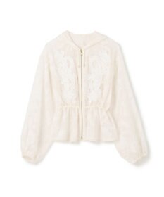 GRACE CONTINENTAL ジャガード刺繍ブルゾン