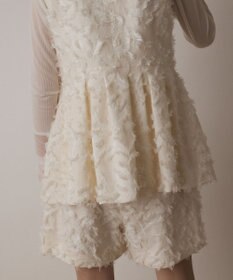 GRACE CONTINENTAL カットジャガードジレ