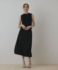 GRACE CONTINENTAL ラメフェザ－ニットトップ