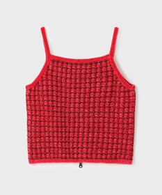 GRACE CONTINENTAL ツイードニットキャミ