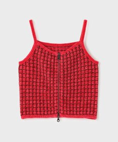 GRACE CONTINENTAL ツイードニットキャミ