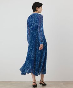 GRACE CONTINENTAL ミナモドットプリントプリーツワンピース