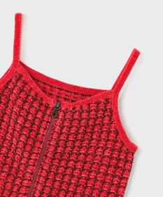 GRACE CONTINENTAL ツイードニットキャミ