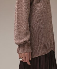 GRACE CONTINENTAL ラメルーズニットカーディガン