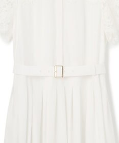 GRACE CONTINENTAL レースコンビタフタワンピース