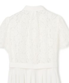 GRACE CONTINENTAL レースコンビタフタワンピース