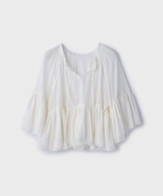 GRACE CONTINENTAL バルーンカフタントップ