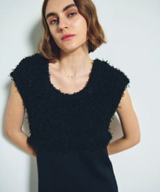 GRACE CONTINENTAL ツイーディーコンビニットワンピース