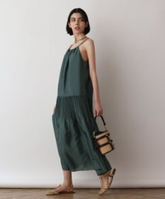 GRACE CONTINENTAL ブライトキャミワンピース グリーン