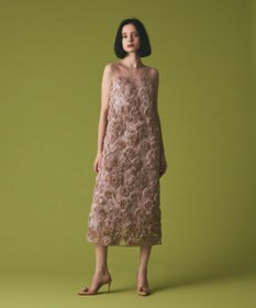 GRACE CONTINENTAL フラワーembドレス