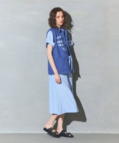 GRACE CONTINENTAL リネンタッチミリタリードレス