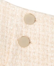 GRACE CONTINENTAL ツイードボックスタックショートパンツ