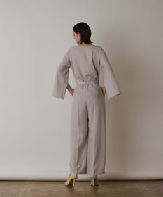 GRACE CONTINENTAL ハイウエストワイドパンツ