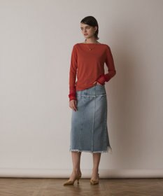 GRACE CONTINENTAL シアーアセテートカットトップ