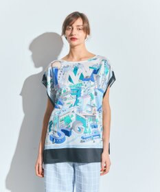 GRACE CONTINENTAL スカーフポンチョトップ