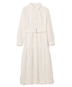 GRACE CONTINENTAL 刺繍ヘムシャツワンピース
