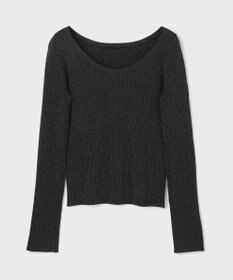 GRACE CONTINENTAL ハイゲージラメニットトップ