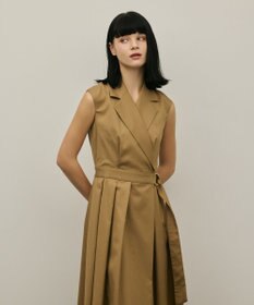 GRACE CONTINENTAL カシュクールタックフレアワンピース