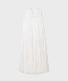 GRACE CONTINENTAL ティアードマキシカフタンワンピース