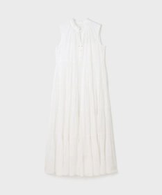 GRACE CONTINENTAL ティアードマキシカフタンワンピース